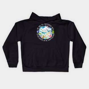 We Are Different But In This School We All Swim Together Kids Hoodie